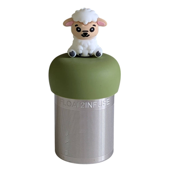 Fluffy White Sheep | Floating Tea Infuser | Green Base