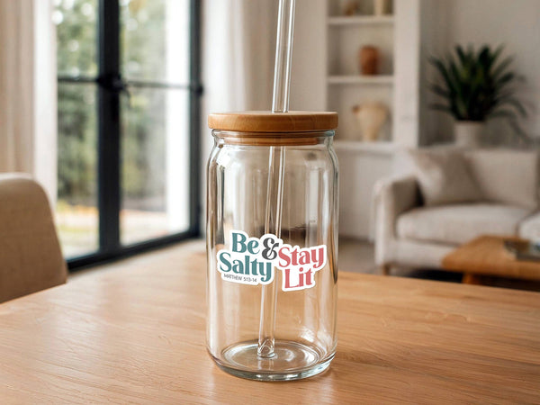 Be Salty & Stay Lit | Christian Sticker | Bible Stickers