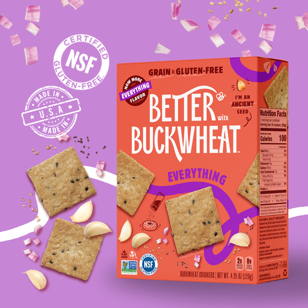Everything Bagel Crackers, gluten-free, case of 6