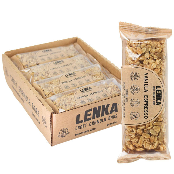 Vanilla Espresso Granola Bar - High Fiber, Dairy Free