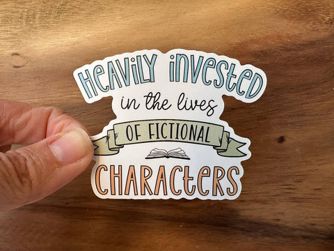 Bookish Stickers Funny | Bookish Merch | Fictional Character