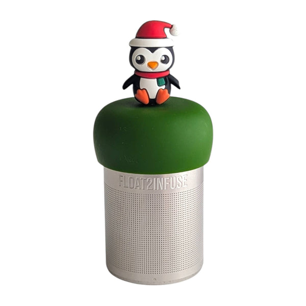 Christmas Penguin | Floating Tea Infuser | Dark Green