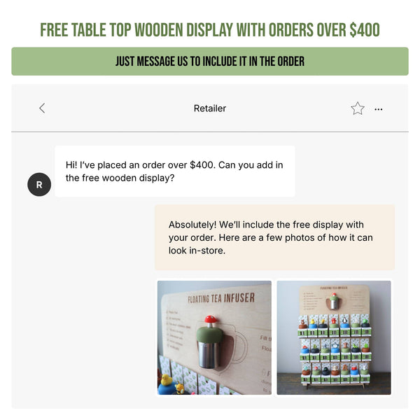 Boho Owl | Floating Tea Infuser | Green Base | Brown Owl