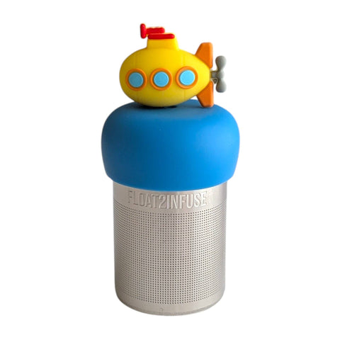 Yellow Submarine | Floating Tea Infuser | Blue Base | Yellow