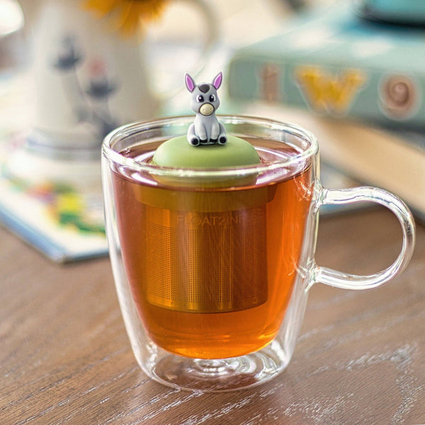 Donkey | Floating Tea Infuser | Green Base | Grey Donkey