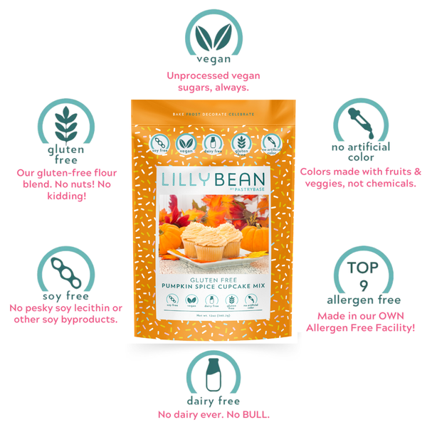 Pumpkin Spice Cake & Cupcake Mix (Gluten-free, Vegan)