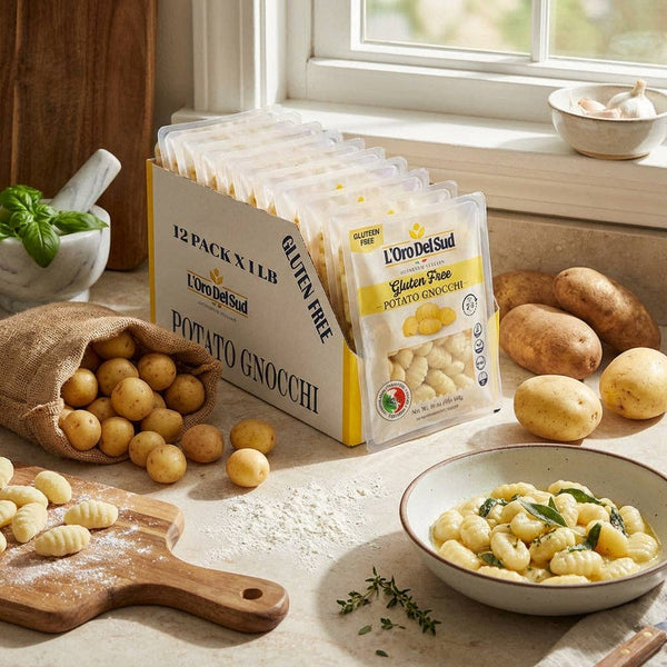 L'Oro Del Sud Gluten Free Potato Gnocchi (12 Pack x 1 lb)