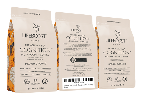 New! French Vanilla Cognition Mushroom Coffee