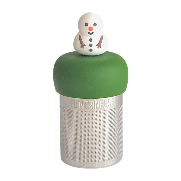 Fat Snowman | Floating Tea Infuser | Green Base | White