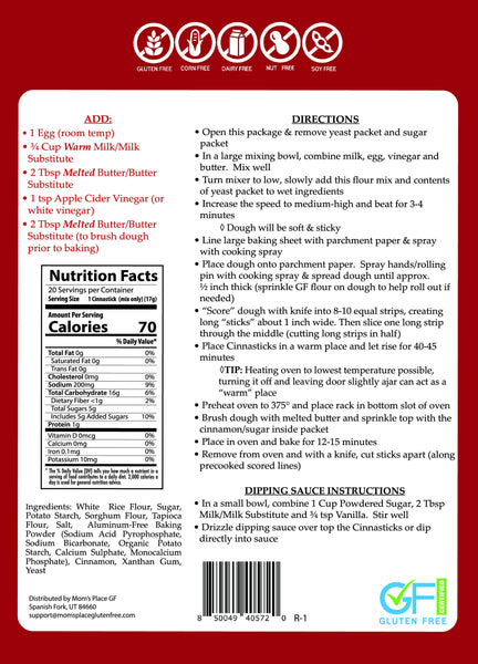 Gluten-Free CinnaSticks Mix