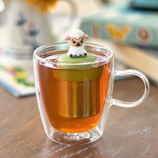 Fluffy White Sheep | Floating Tea Infuser | Green Base