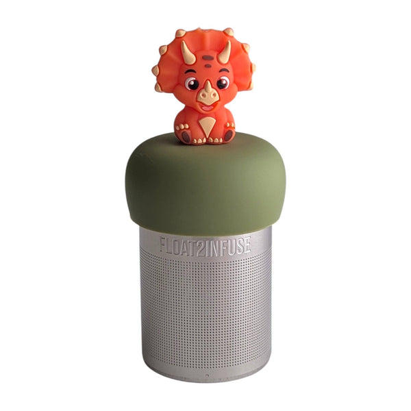 Orange Triceratops | Floating Tea Infuser | Green Base
