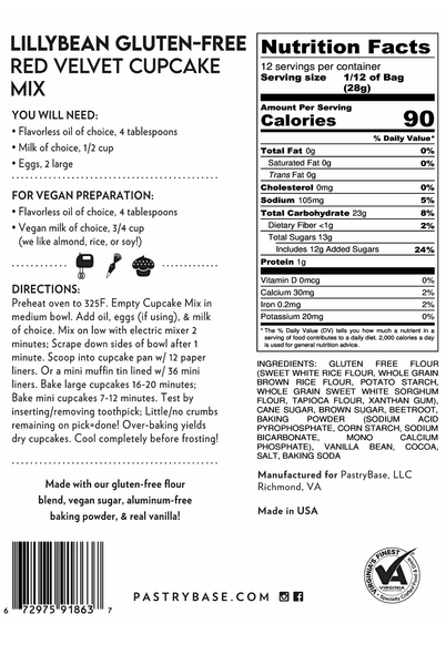 Red Velvet Cake & Cupcake Mix - Vegan & Gluten Free