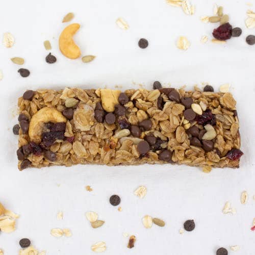 Nuts and Berries Granola Bar - High Fiber, Gluten-Free
