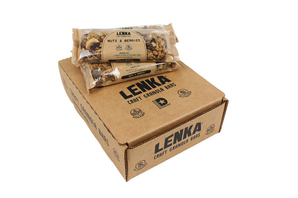 Nuts and Berries Granola Bar - High Fiber, Gluten-Free