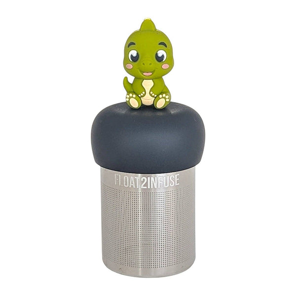 Baby Dinosaur | Floating Tea Infuser | Black Base | Green