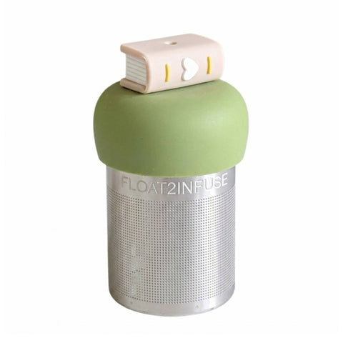 Beige Heart Book | Floating Tea Infuser | Green Base | Beige
