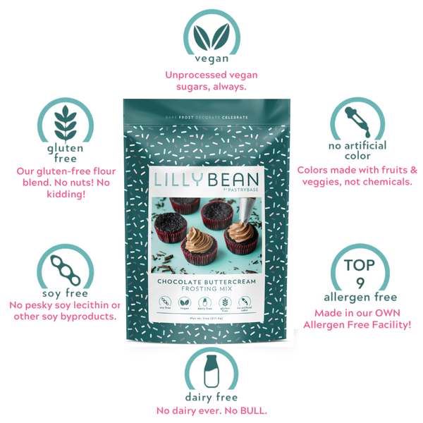 Chocolate Buttercream Frosting Mix (Vegan & Gluten-Free)
