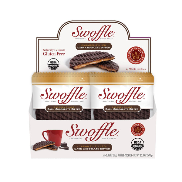 Dark Chocolate Dipped with Caramel Fill (Single)
