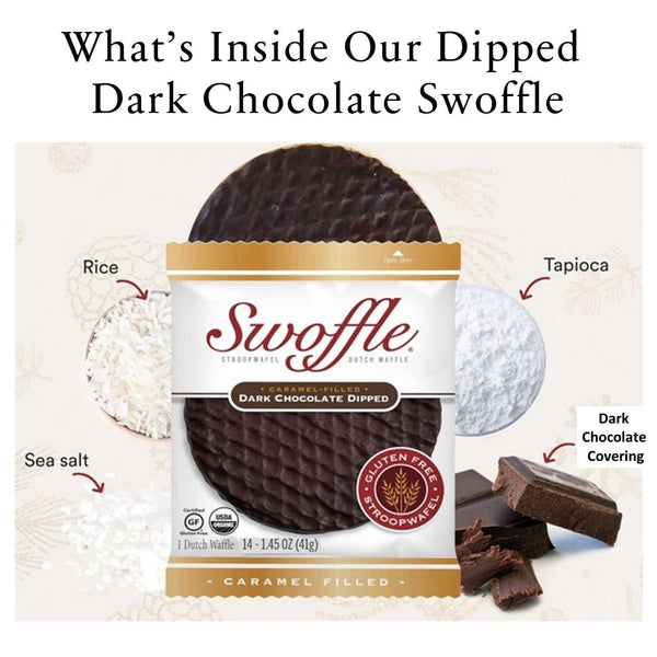 Dark Chocolate Dipped with Caramel Fill (Single)