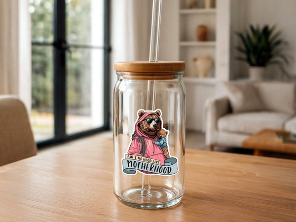 Ain't No Hood Like Motherhood | Gifts for Mom, Funny Sticker