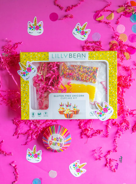 Unicorn Cupcake Baking Kit (Vegan & Gluten-Free)