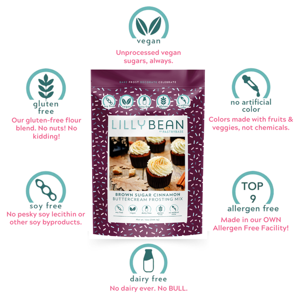 Brown Sugar Cinnamon Buttercream Frosting Mix (Vegan & GF)