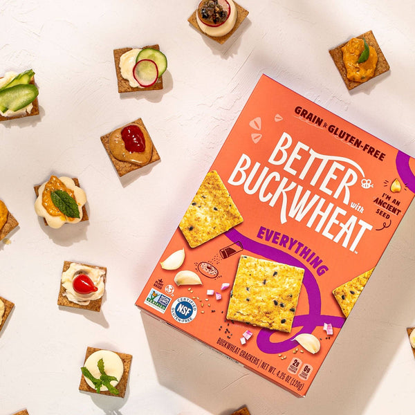 Everything Bagel Crackers, gluten-free, case of 6