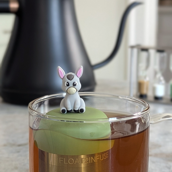 Donkey | Floating Tea Infuser | Green Base | Grey Donkey