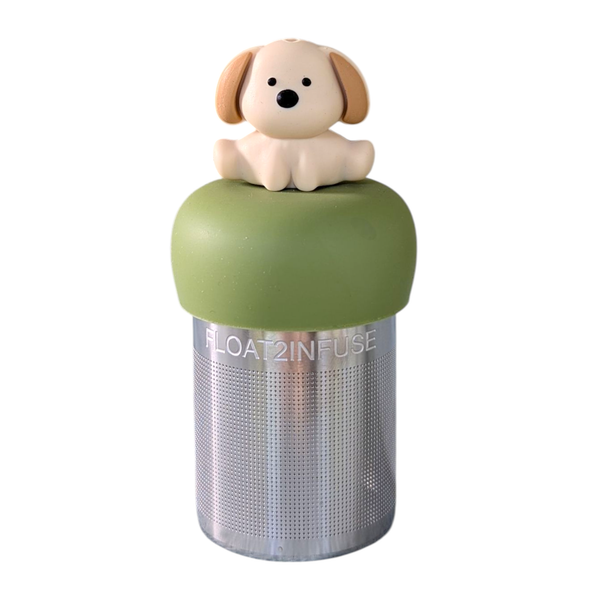 Beige Dog | Floating Tea Infuser | Green Base | Beige
