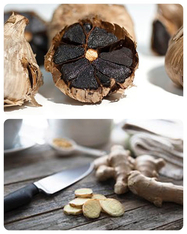 Ginger and Black Garlic Infused Olive Oil